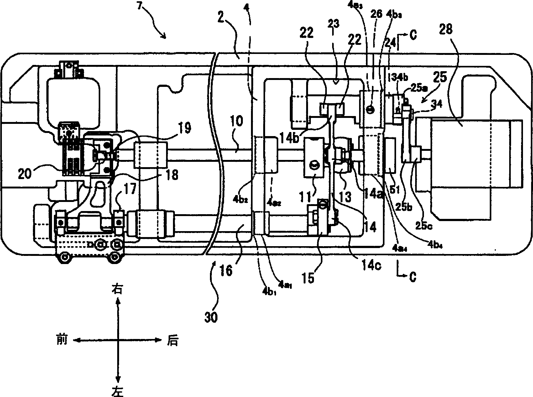 Cloth feeding mechanism of sewing machine