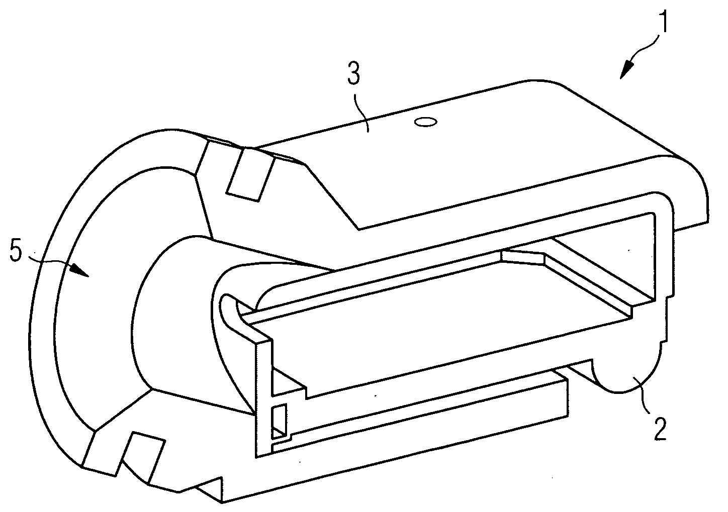 Electroacoustic miniature converter with retaining means for installation in a hearing device