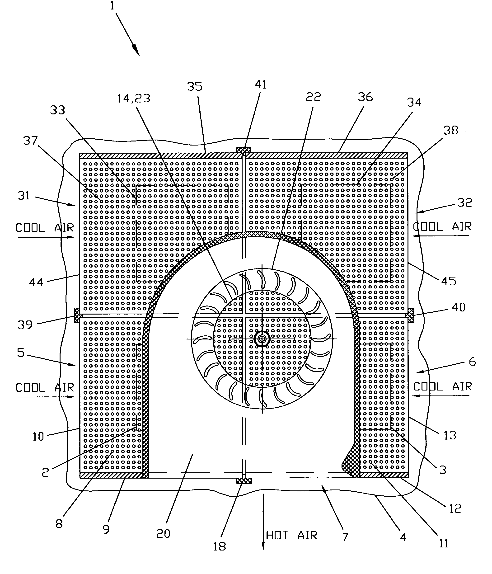 Multi-heatsink integrated cooler