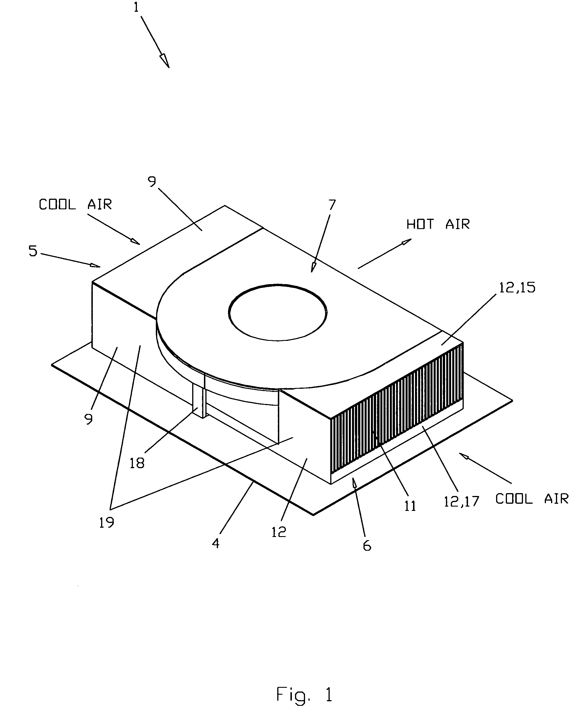 Multi-heatsink integrated cooler