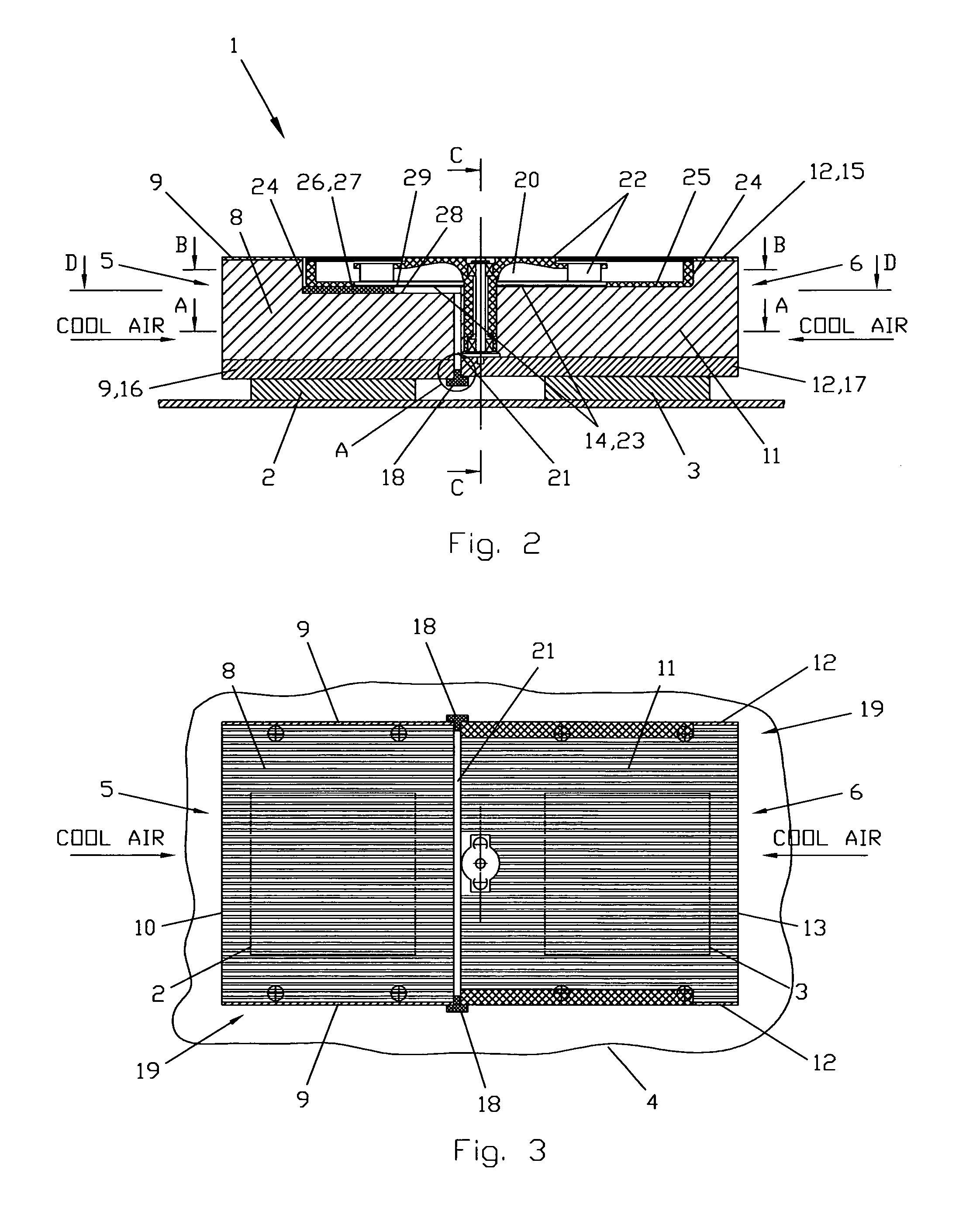 Multi-heatsink integrated cooler