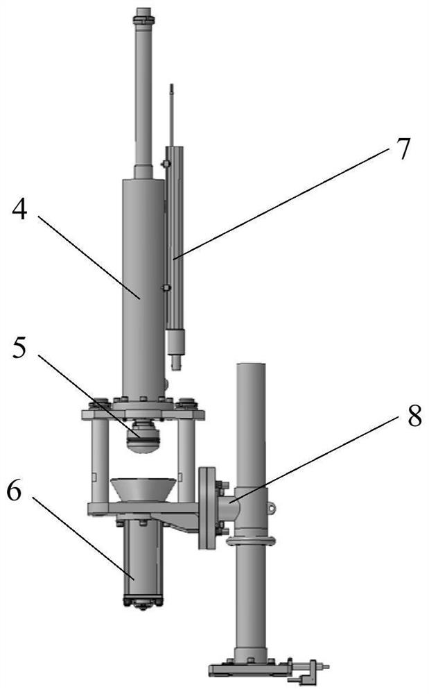 A kind of equipment and method for bottom row ignition powder charge