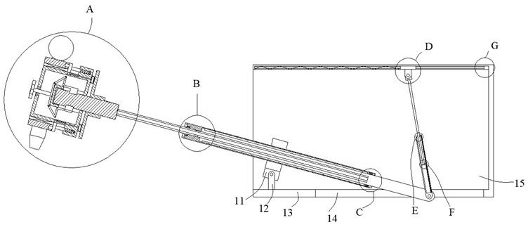 Variable-torque automobile metal plate repair hammer