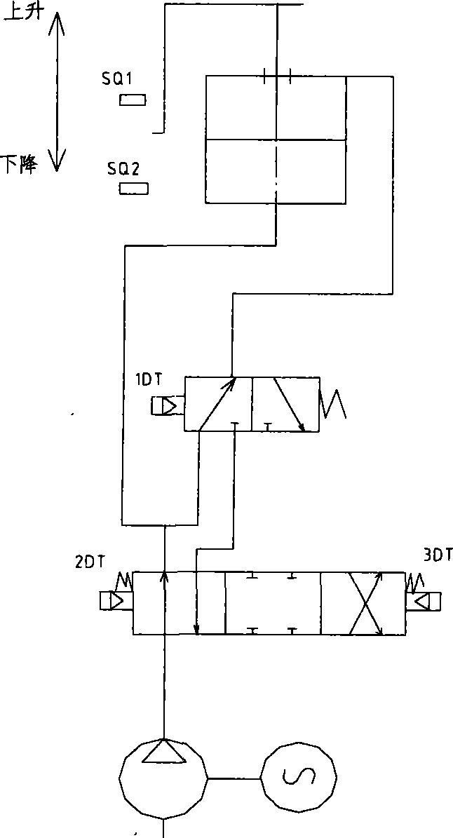 Machine tool horizontal lead screw oil lift device