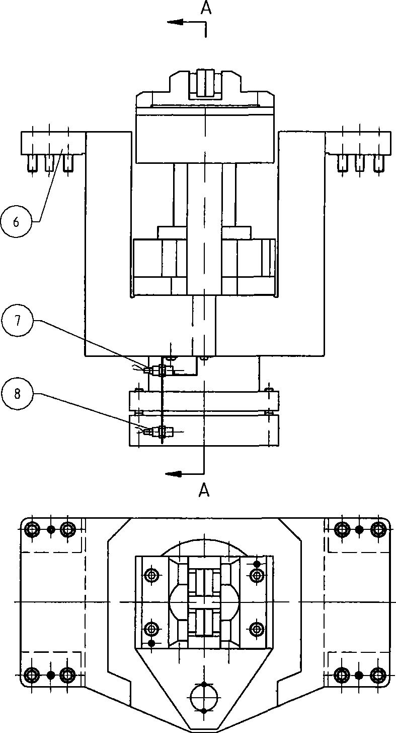 Machine tool horizontal lead screw oil lift device