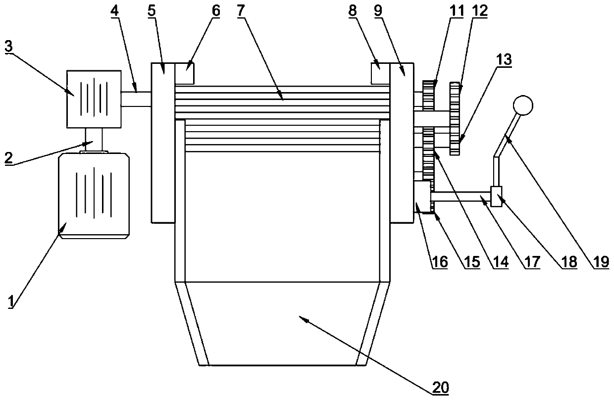 Peeling device