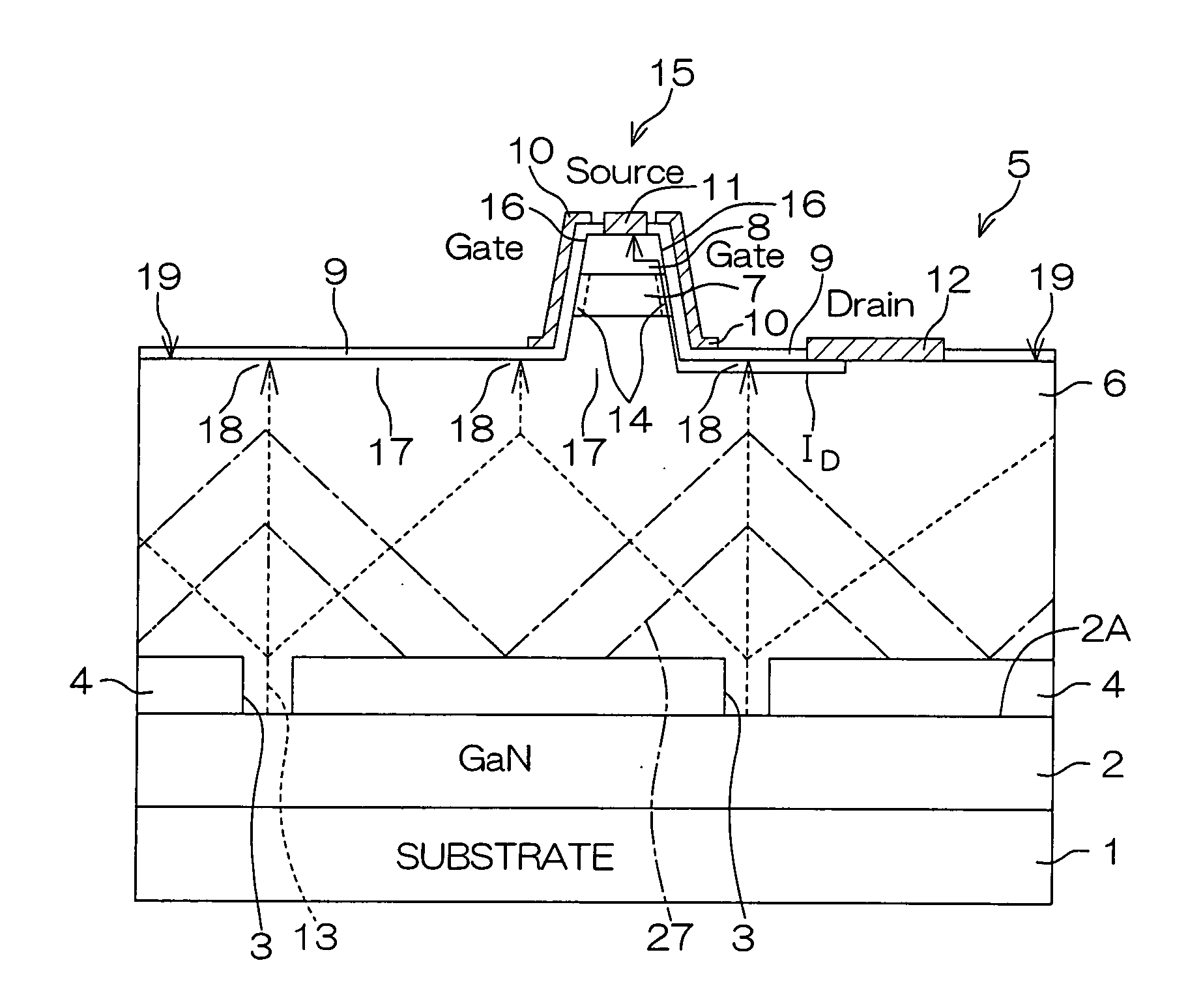 Nitride semiconductor device and method for producing nitride semiconductor device