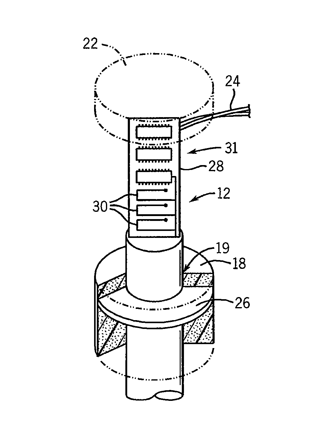 Inductive liquid-level sensor