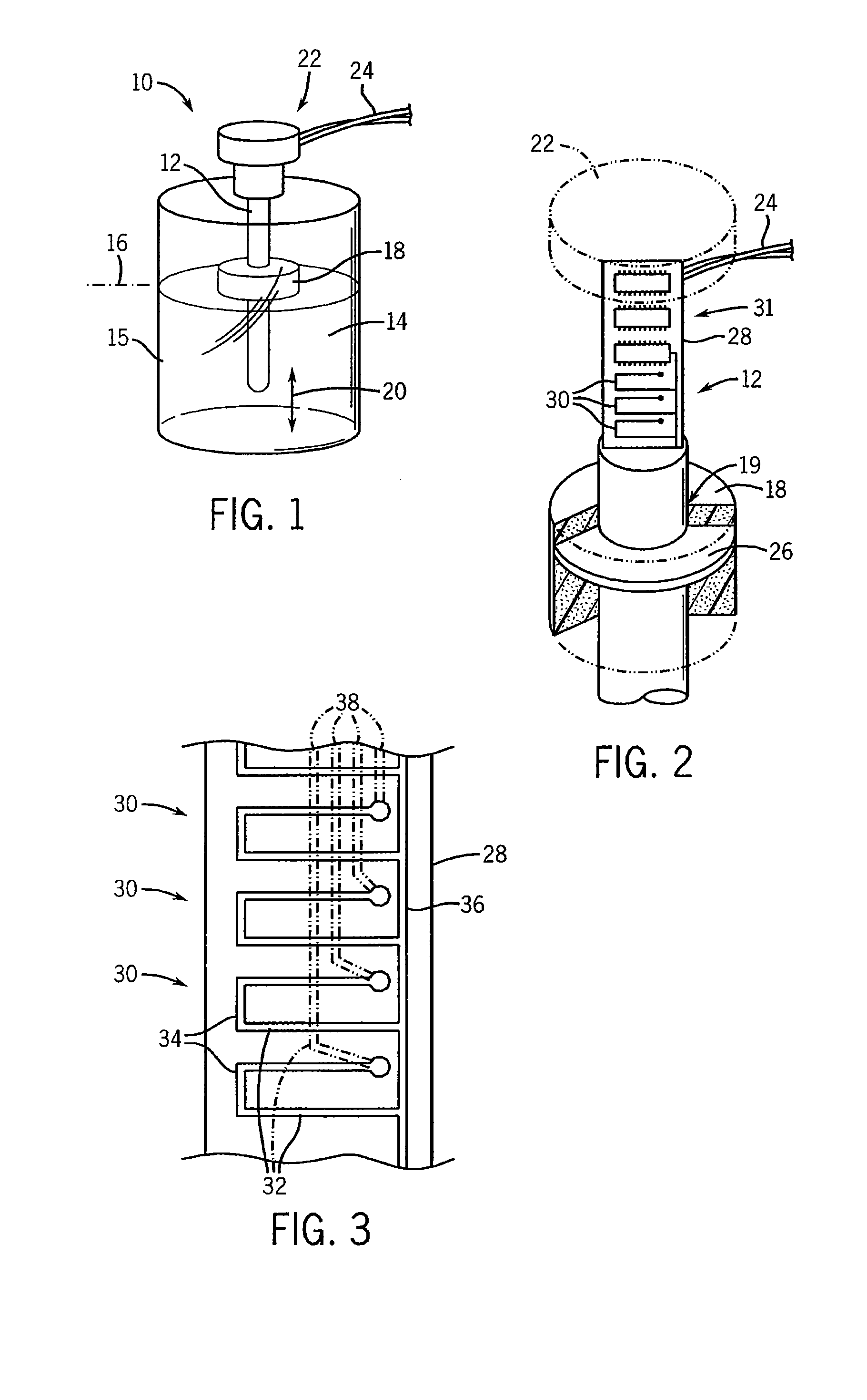 Inductive liquid-level sensor