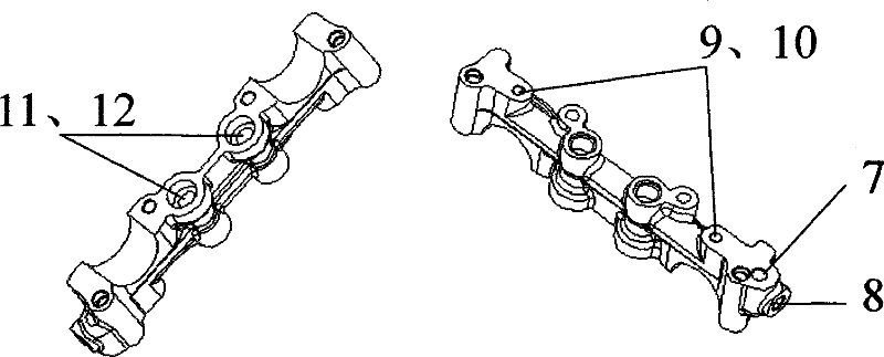 Camshaft bearing structure for engine