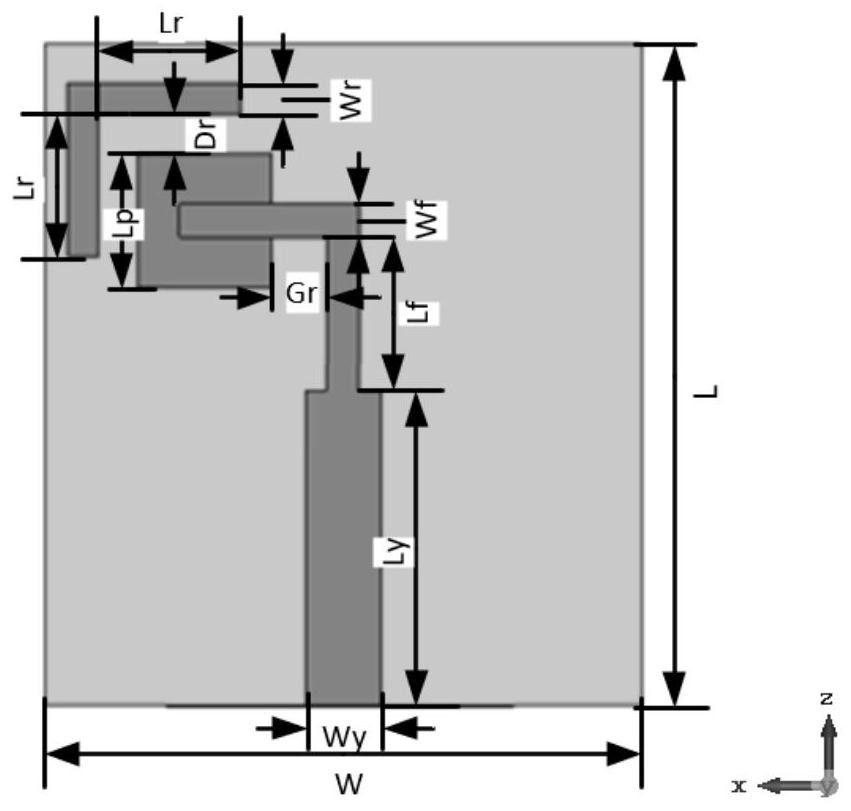 Microstrip quasi-yagi antenna