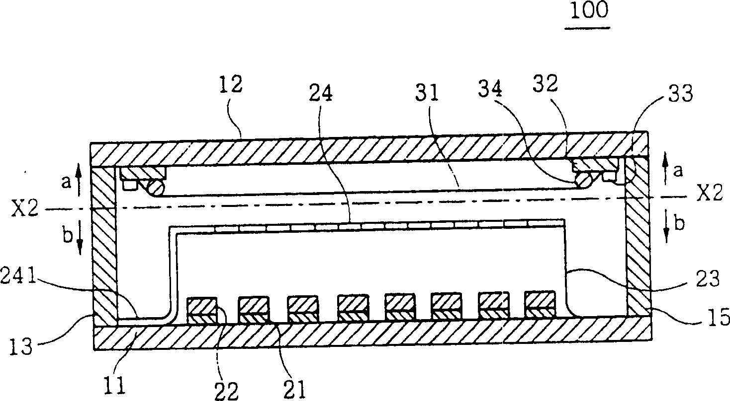 Fluorescent light luminotron and its manufacturing method