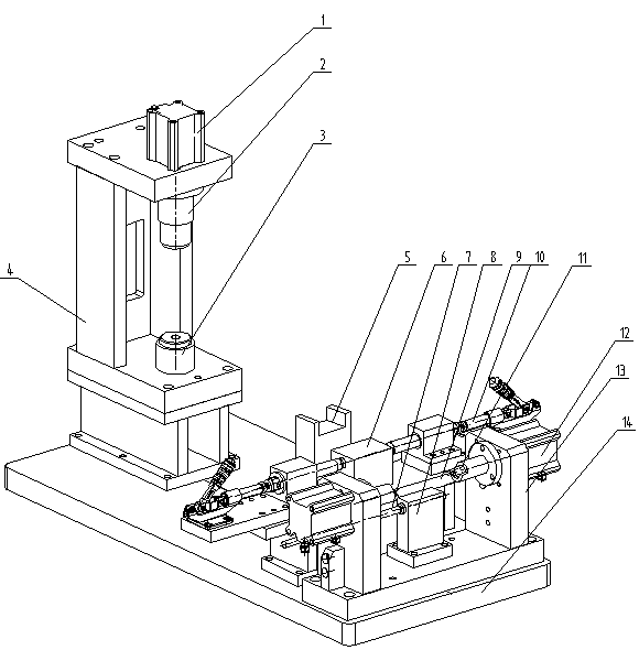 Processing method and auxiliary device of combined assembly of curved-beam motorcycle frame front part