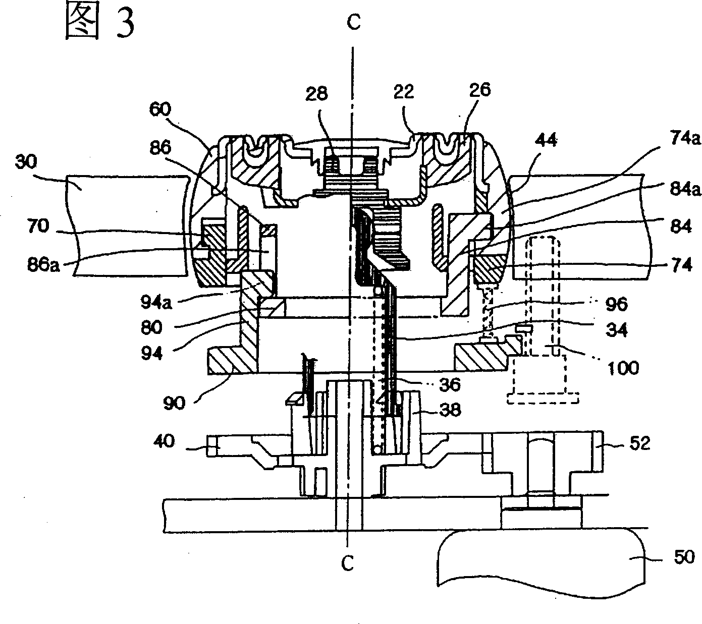 Electric rotary shaver