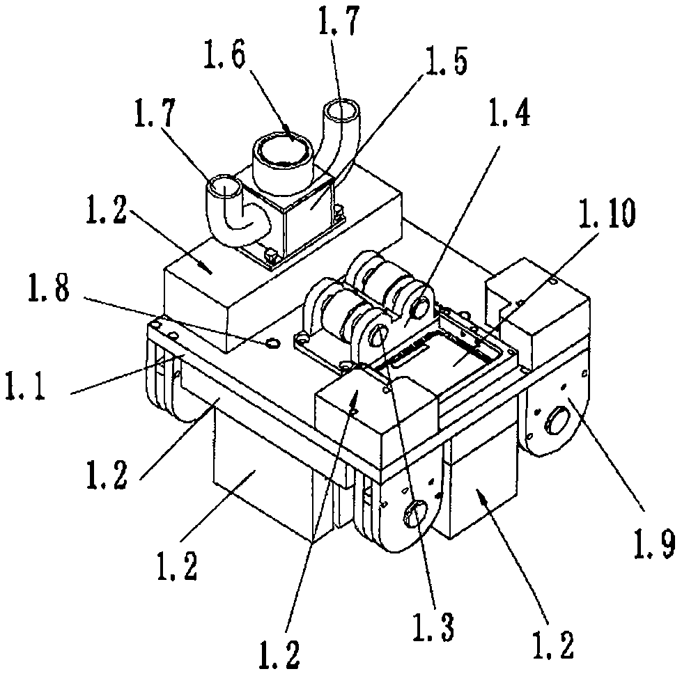 Can-entering pumping and draining robot