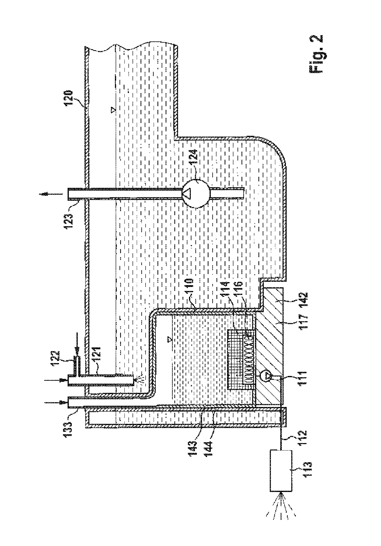 Container assembly for a motor vehicle