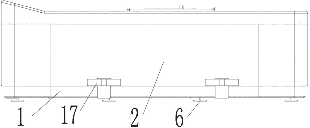 Lift type massage bathtub structure for disabled old people and method for applying lift type massage bathtub structure