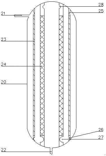 Method and device for obtaining CO2 from oil production well outlet in carbon dioxide oil recovery method