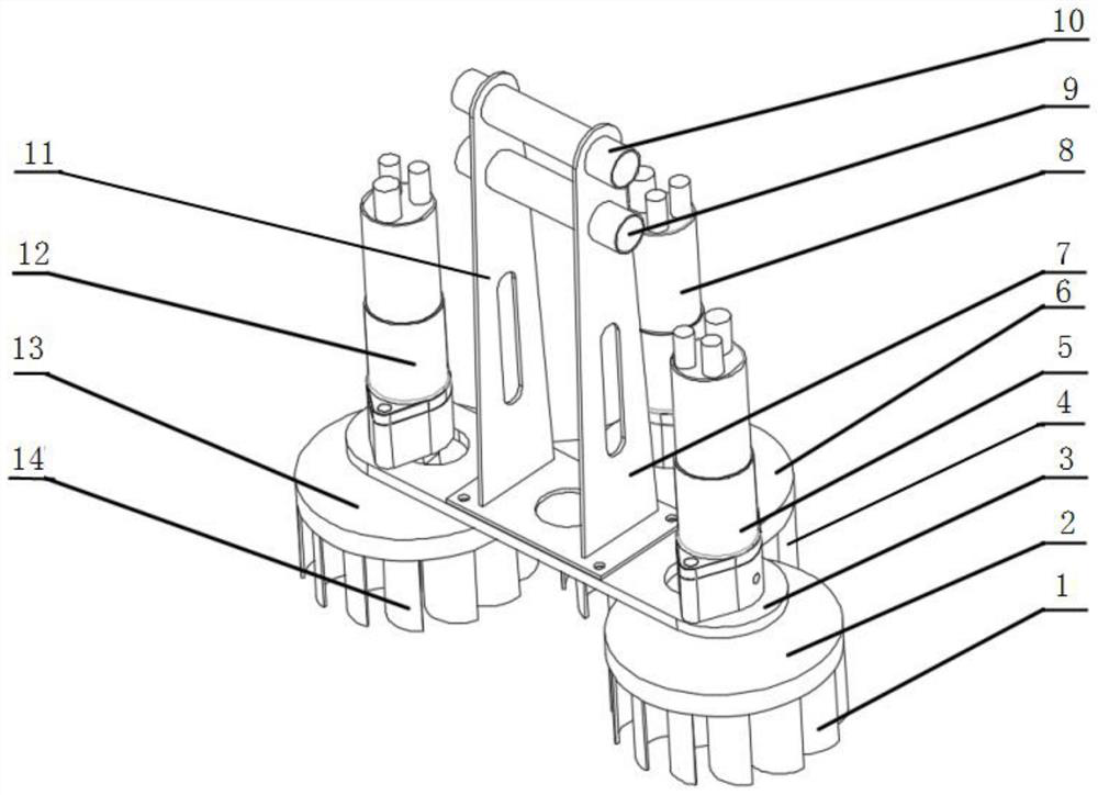 Plane grinding device for mobile robot