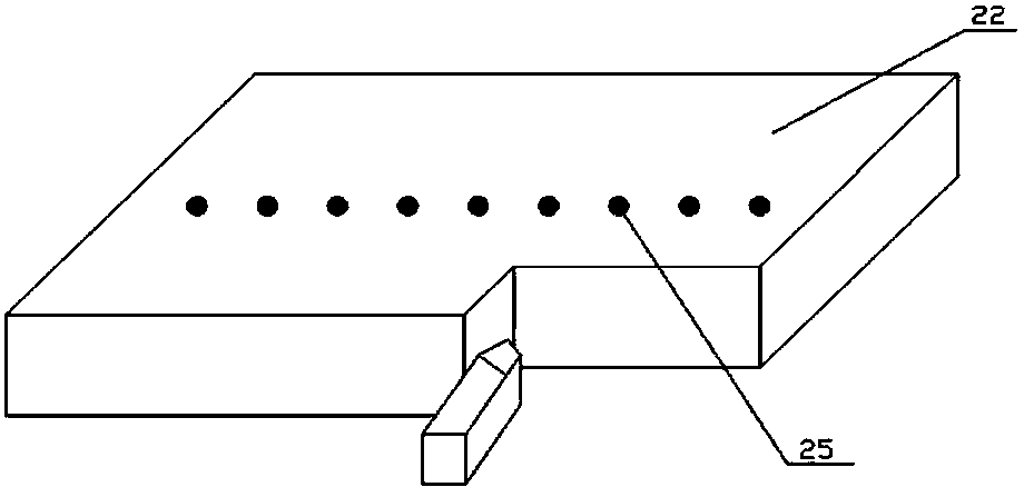 Experimental device for cutting off carbon fiber composite material