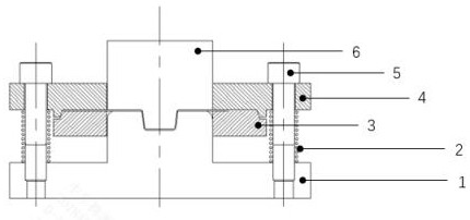 Fiber reinforced rubber sealing diaphragm forming method and equipment thereof