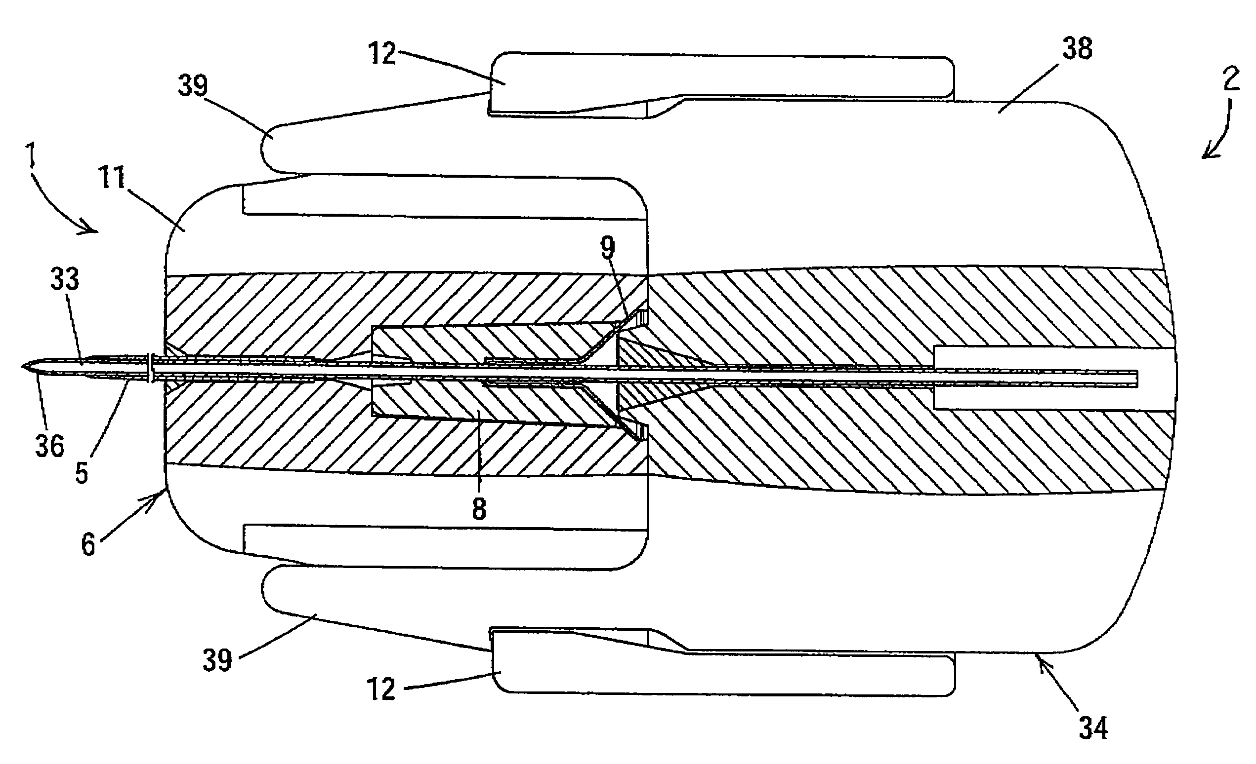 Indwelling catheter set