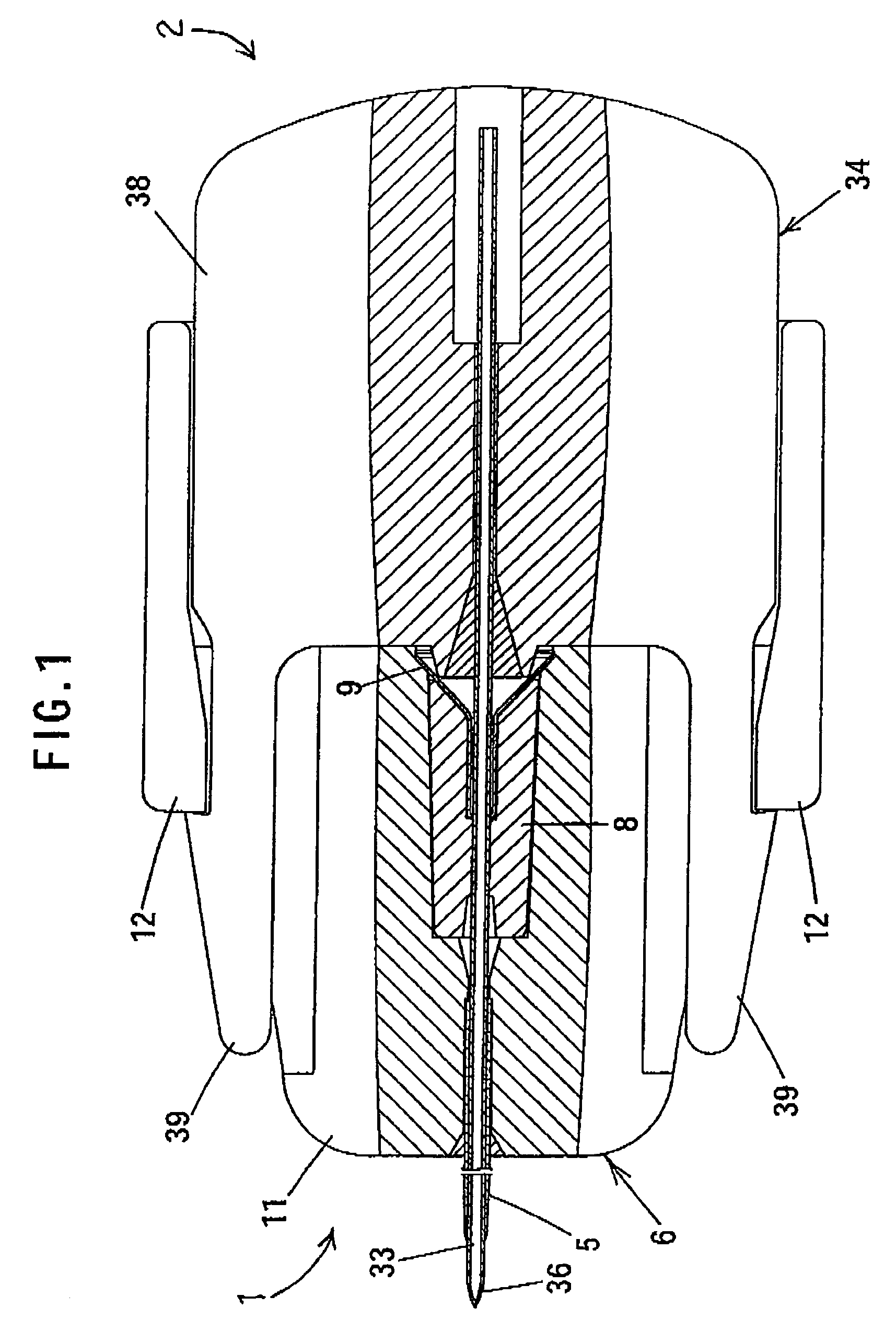 Indwelling catheter set