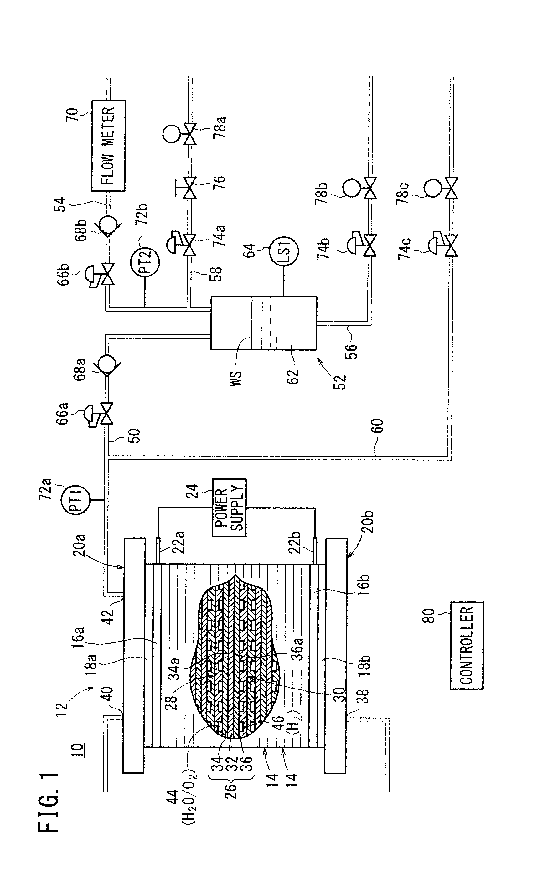 Water electrolysis system and method of operating same