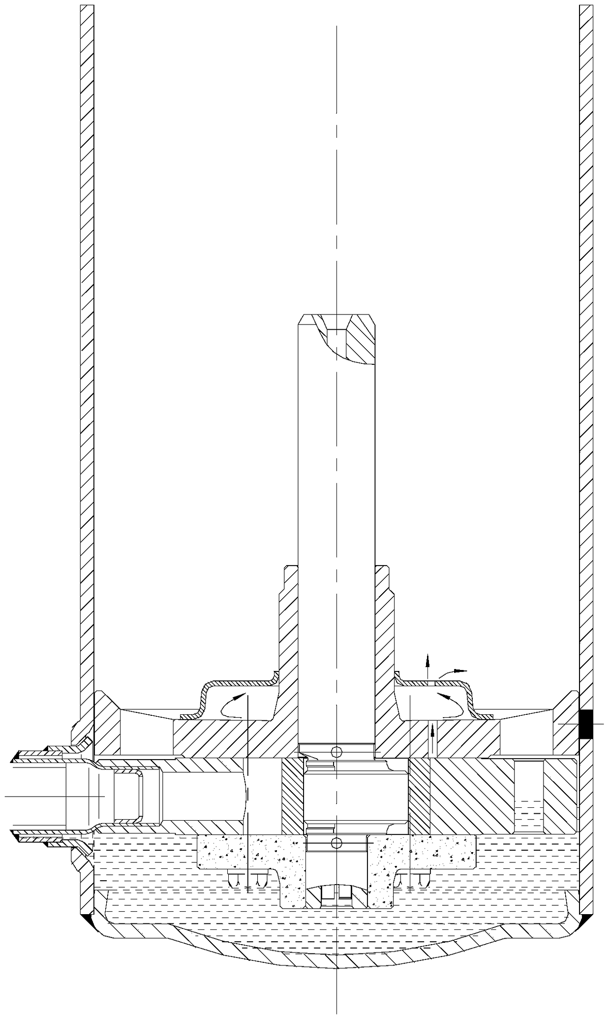 Pump structure and compressor