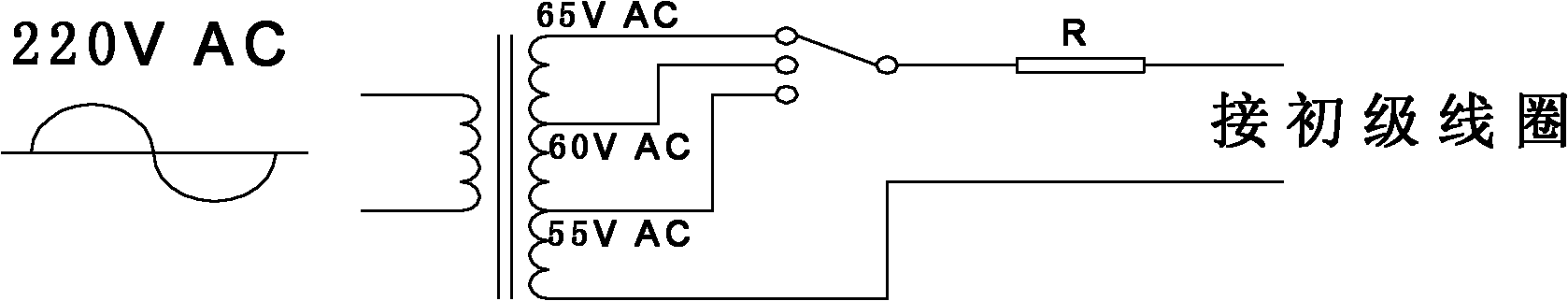 Principal current controller of rod position measuring system in nuclear power station in the manner of pulse-width modulation closed loop feedback regulation