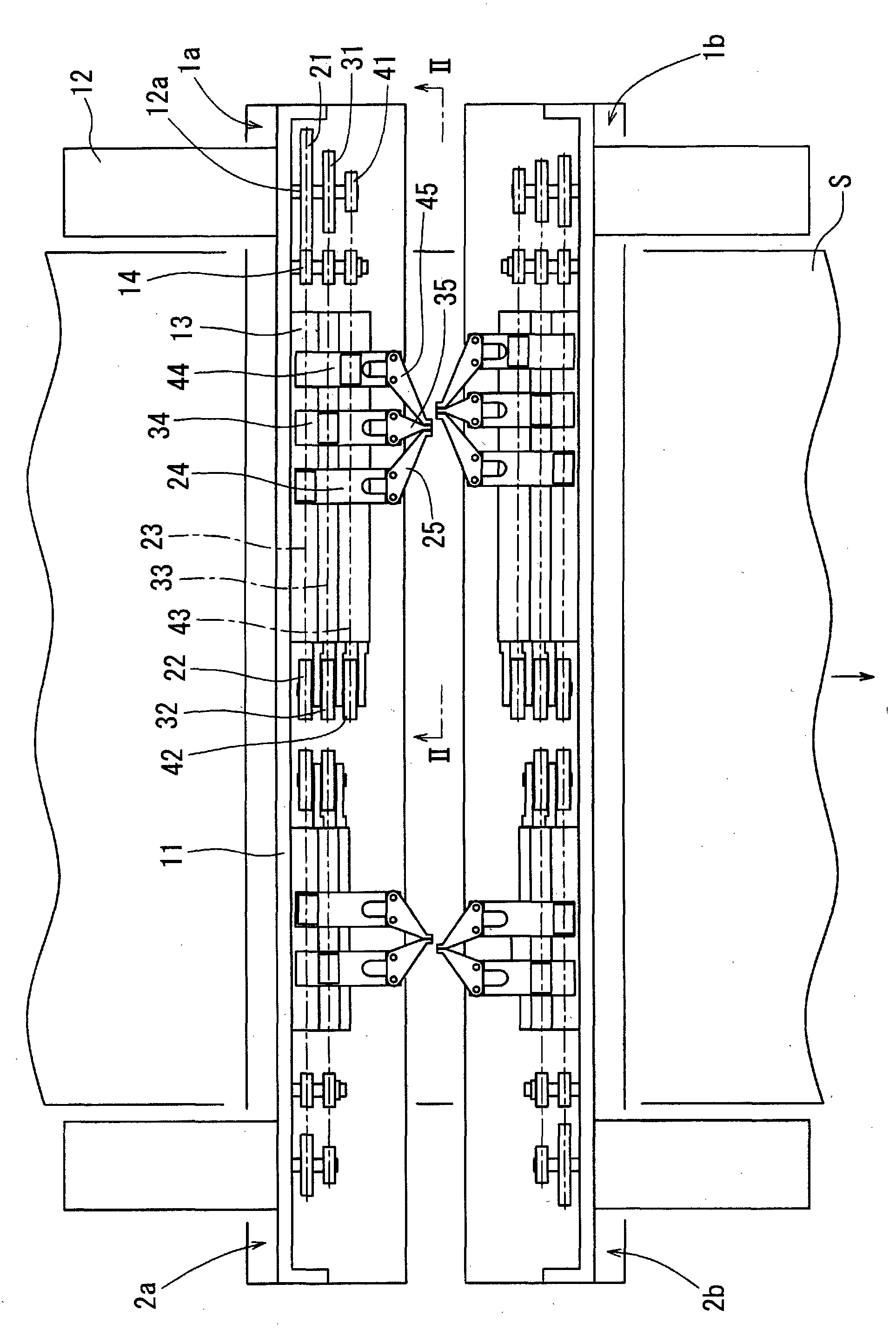 Elastic member guide device and method of manufacturing disposable wearing article