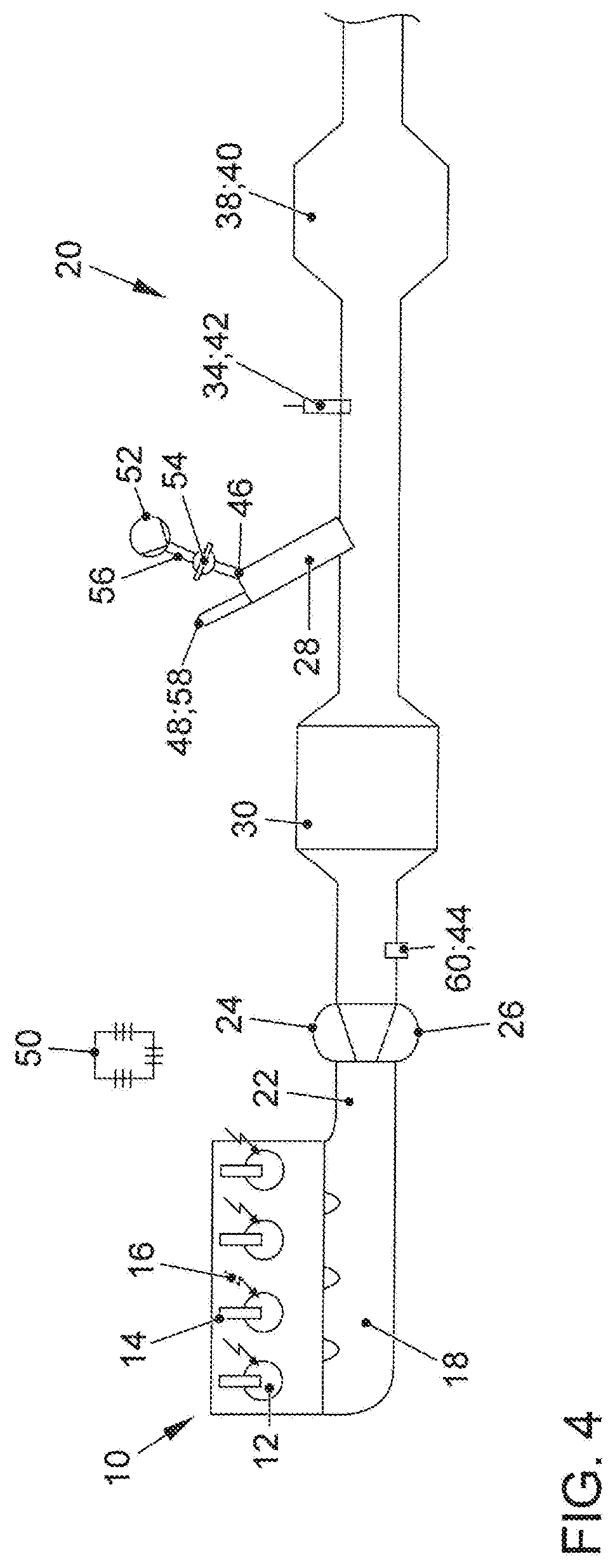 Method for heating a catalytic converter and exhaust gas aftertreatment system