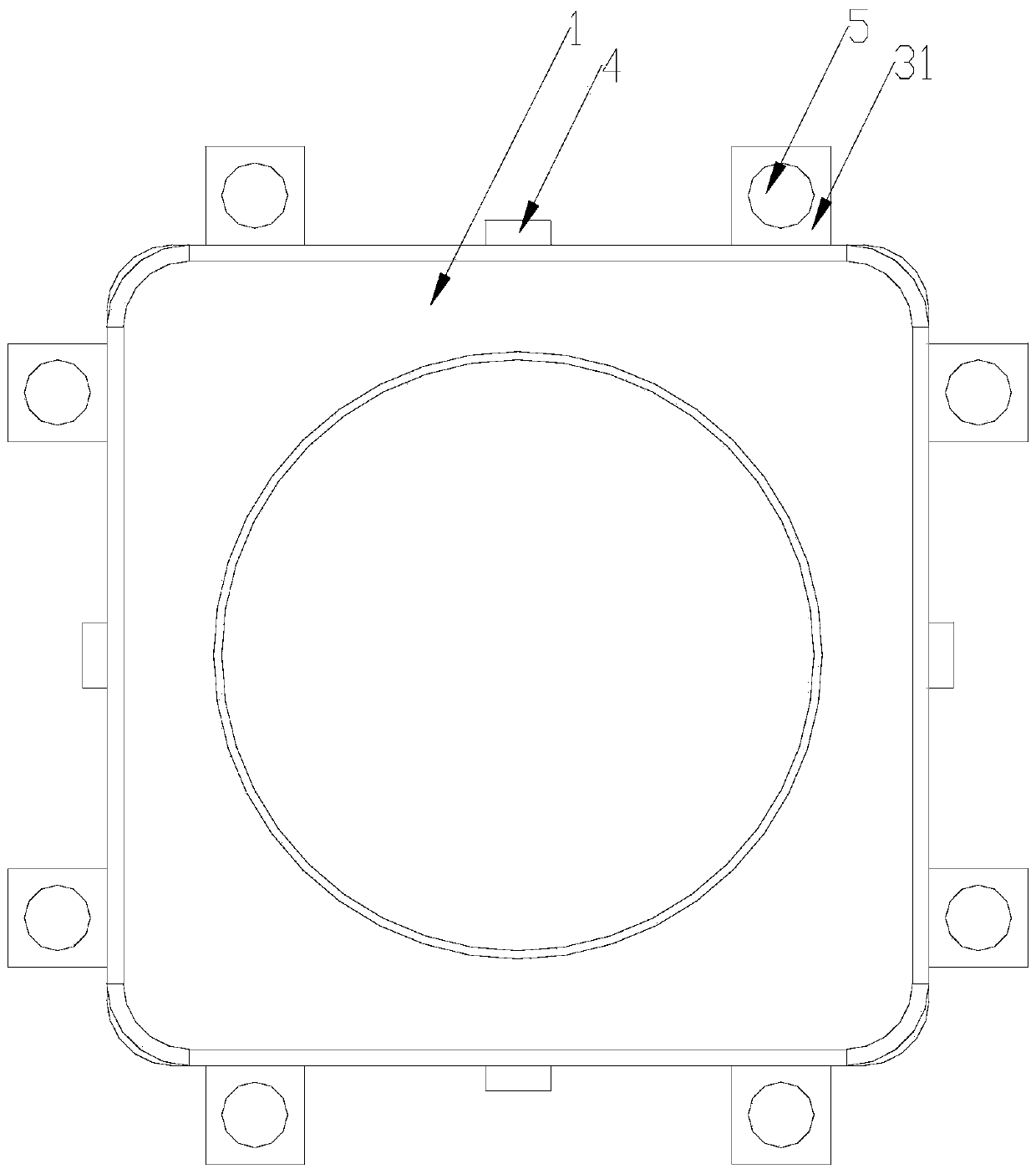 Wall-mounted washing machine