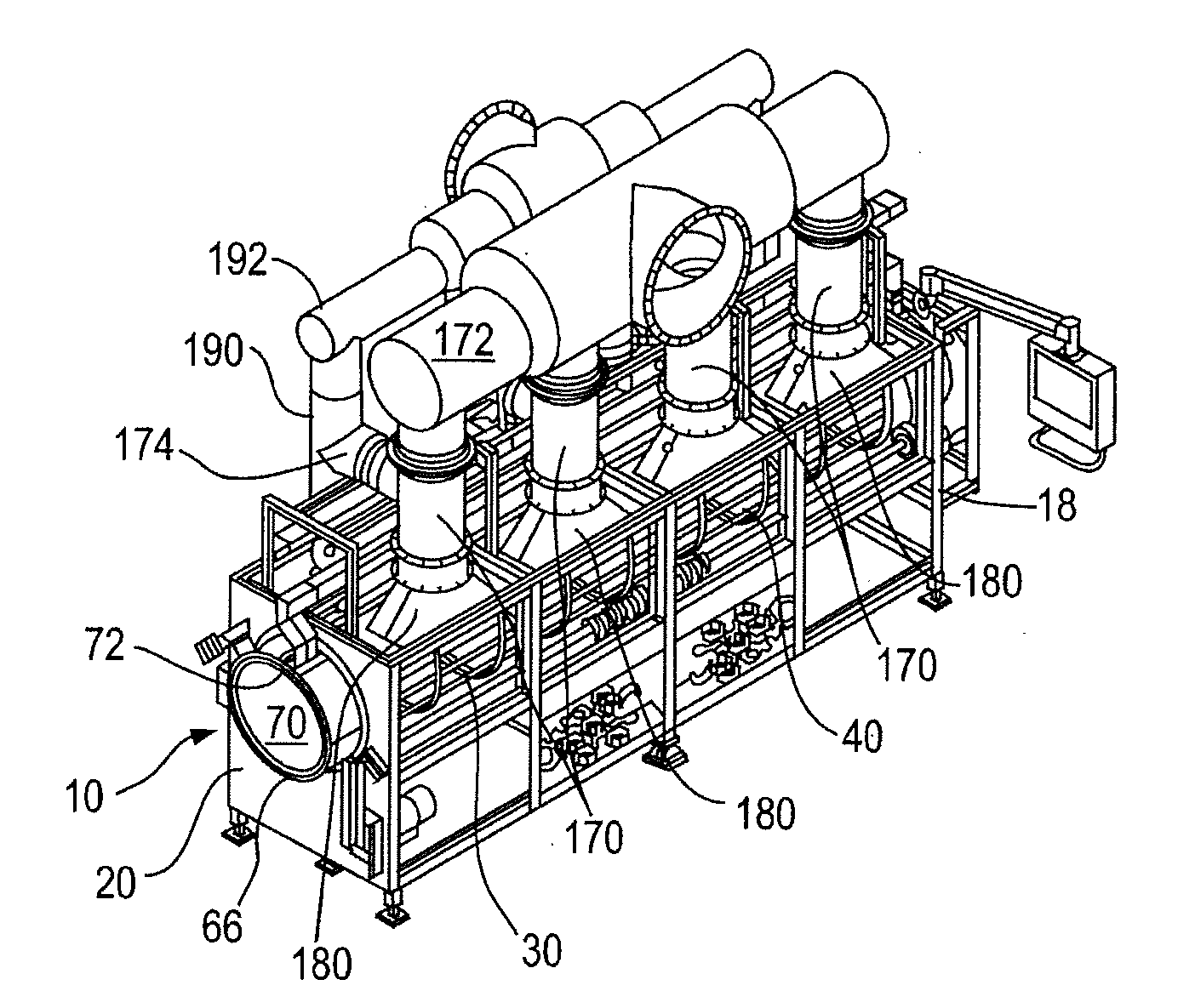 System and method for coating bulk articles