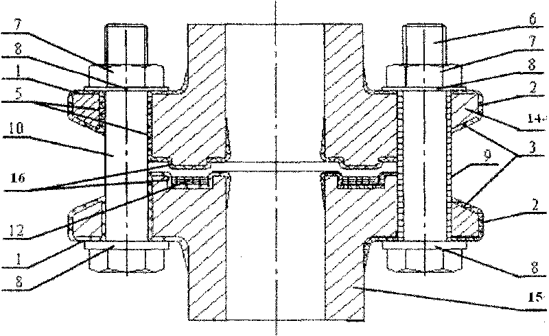 Metal flange coated with insulating ceramic coating and preparation method thereof