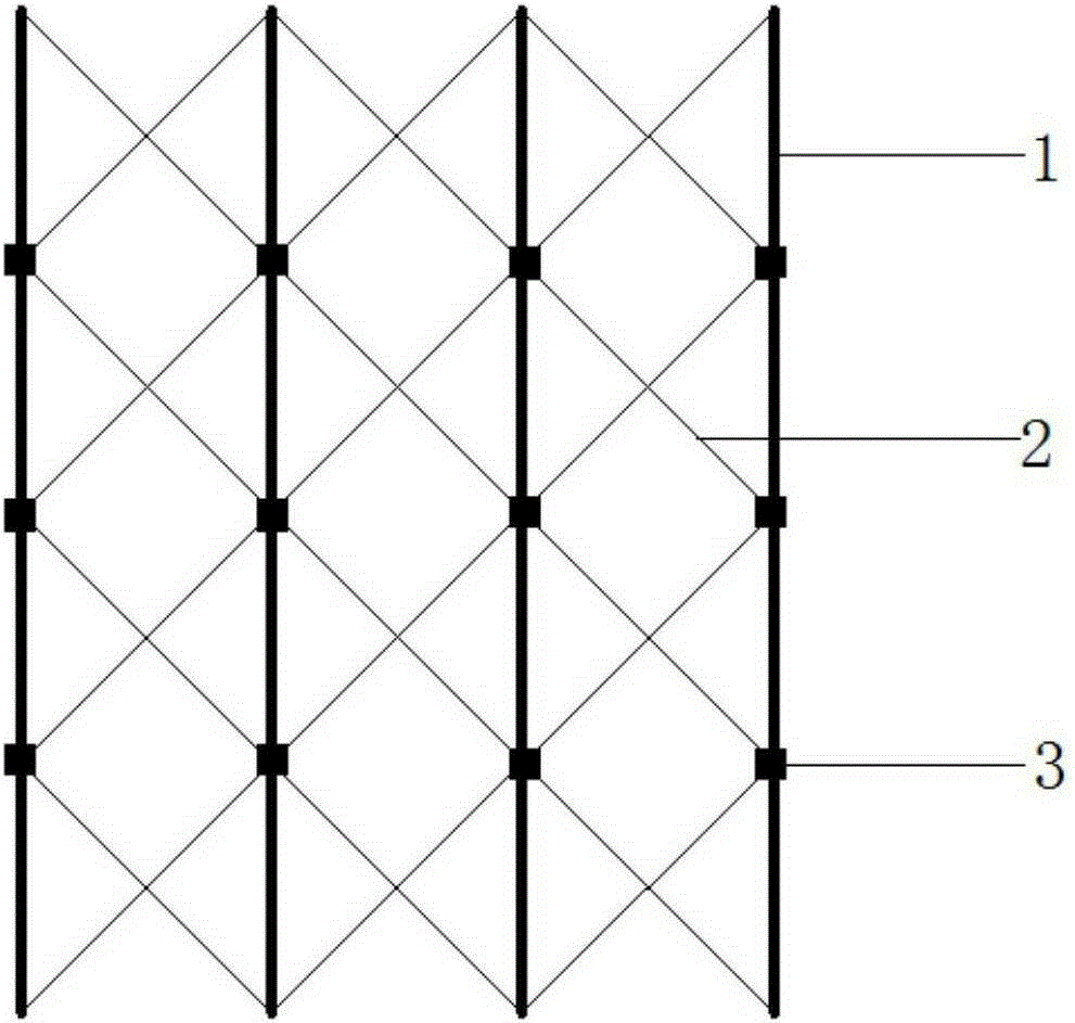 Sensing type geogrid material and structure thereof