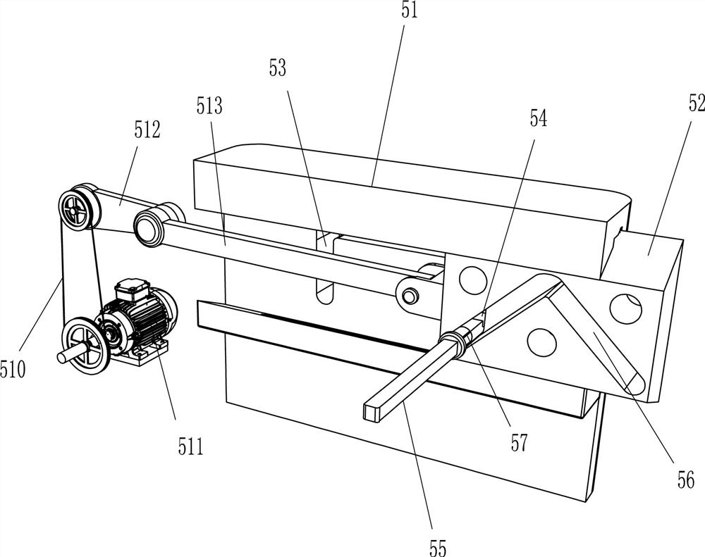 A wooden chair installation hole gluing equipment