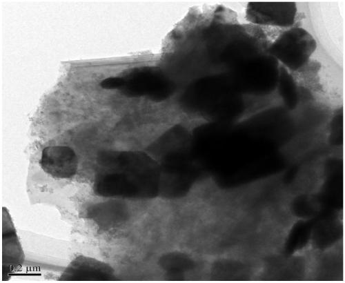 Graphene/titanium dioxide/bismuth oxyiodide ternary complex as well as preparation method and application thereof