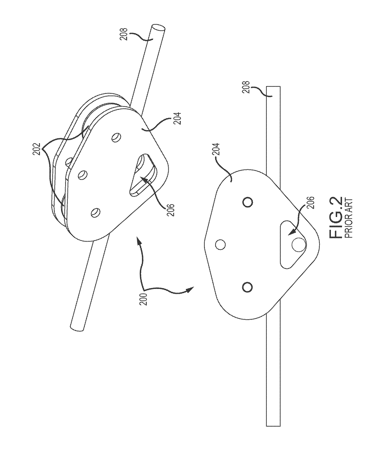 Cable-traversing trolley adapted for use with impact braking