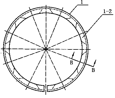 Oil ring of piston ring set of internal combustion engine