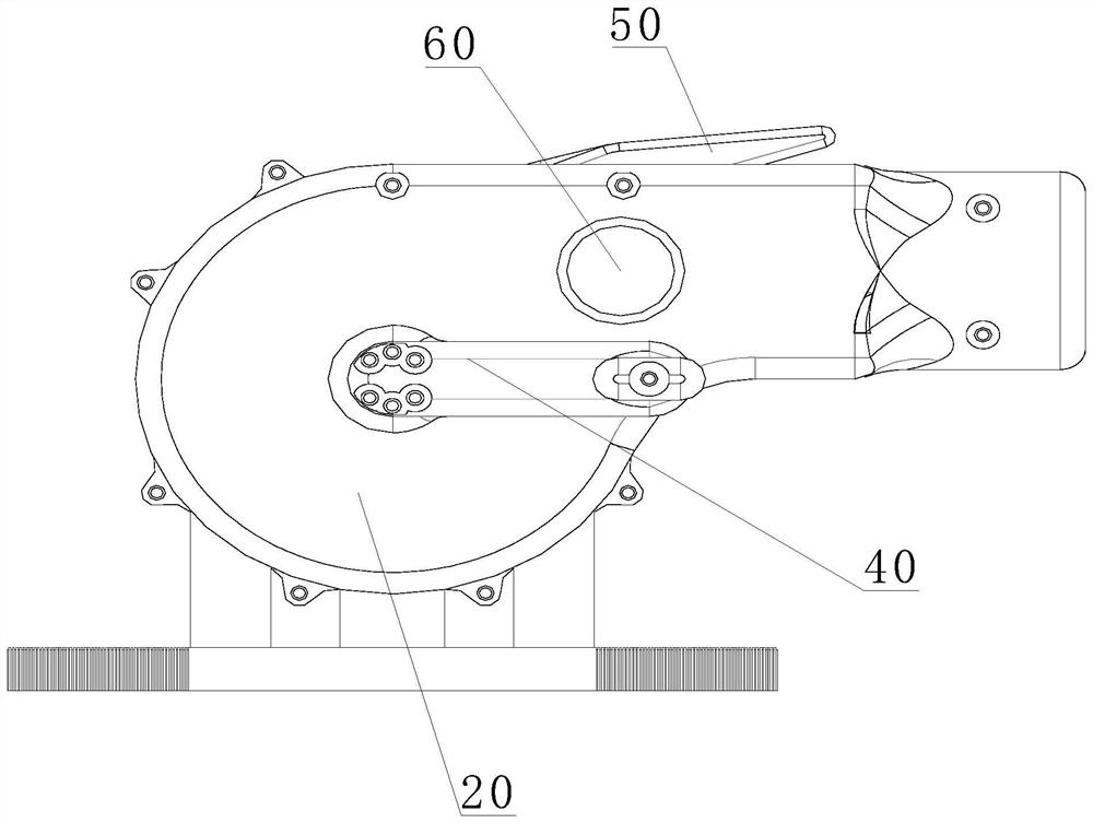 A fishing line reel with a fast adjusting fishing line retracting mechanism