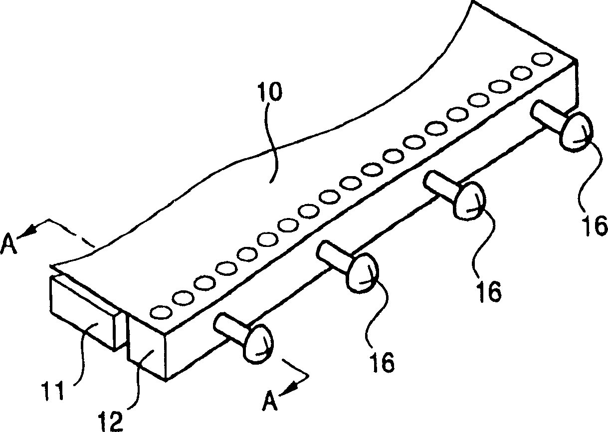 Mask for vacuum deposition and organic el display panel manufactured by using the same