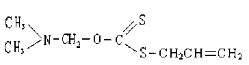 Dialkyl amido amine methyl butylxanthate compound and synthetic method thereof