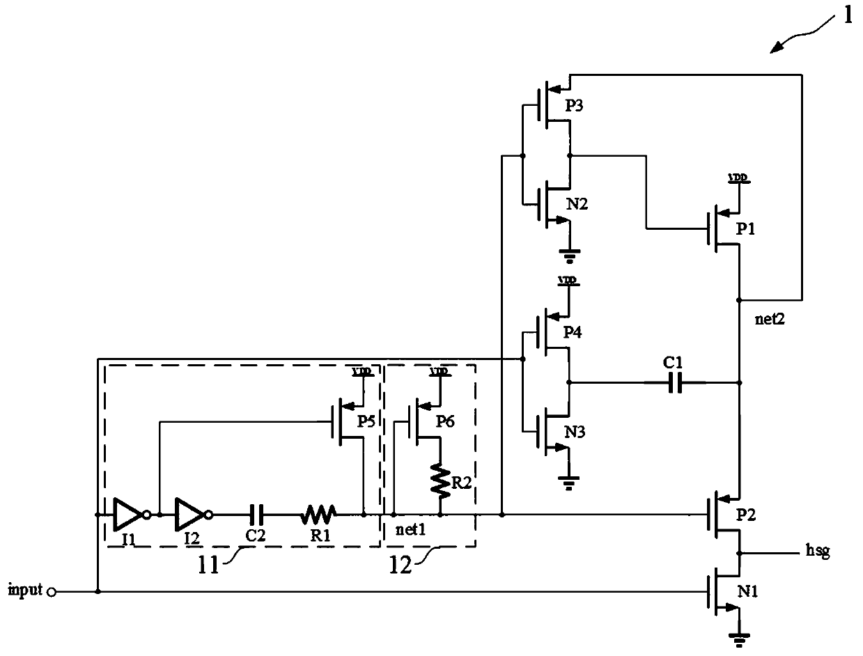 Switch drive circuit of DCDC converter