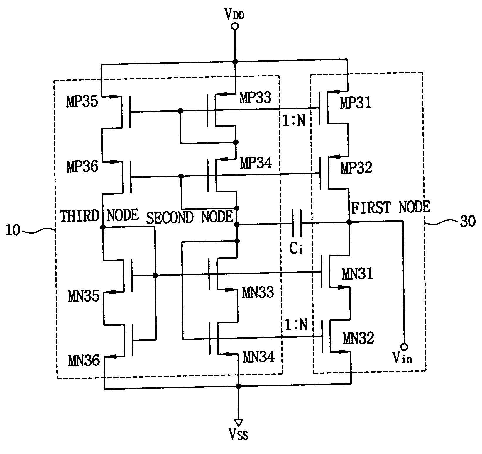 Capacitance multiplier