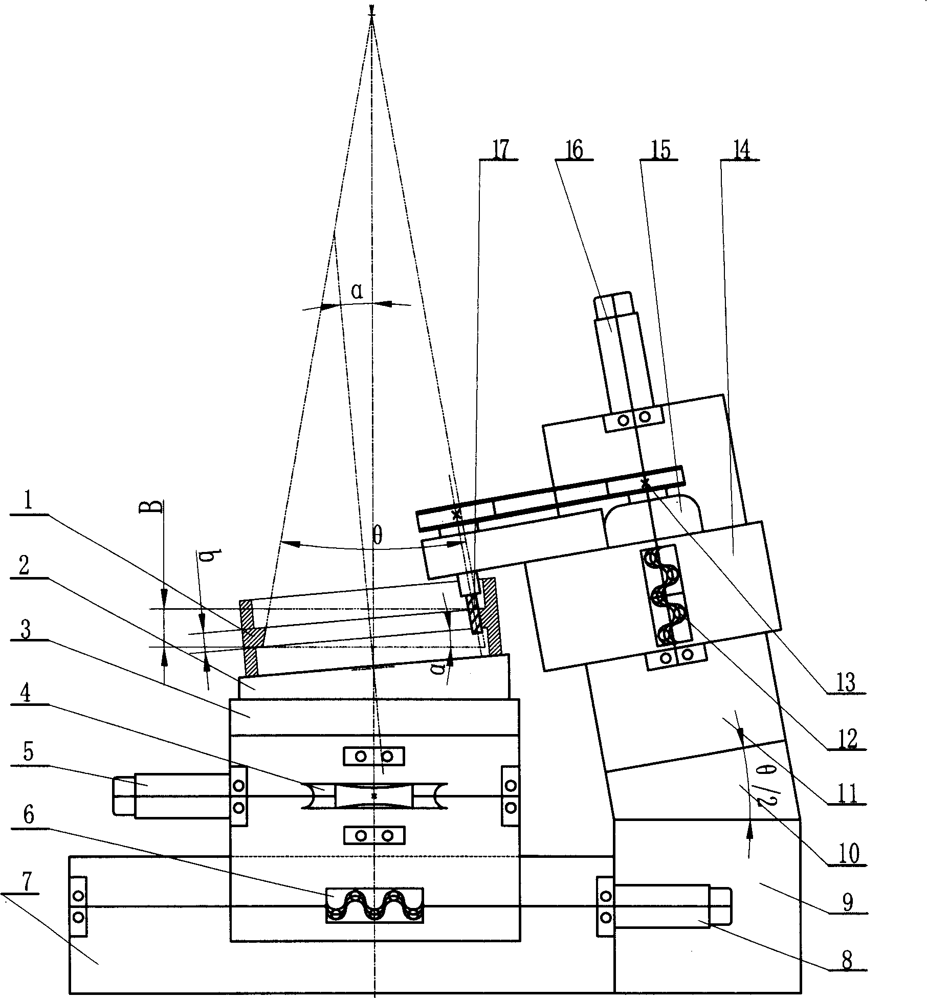 Valve tri-eccentric seal surface milling processing special numerical control combination machine