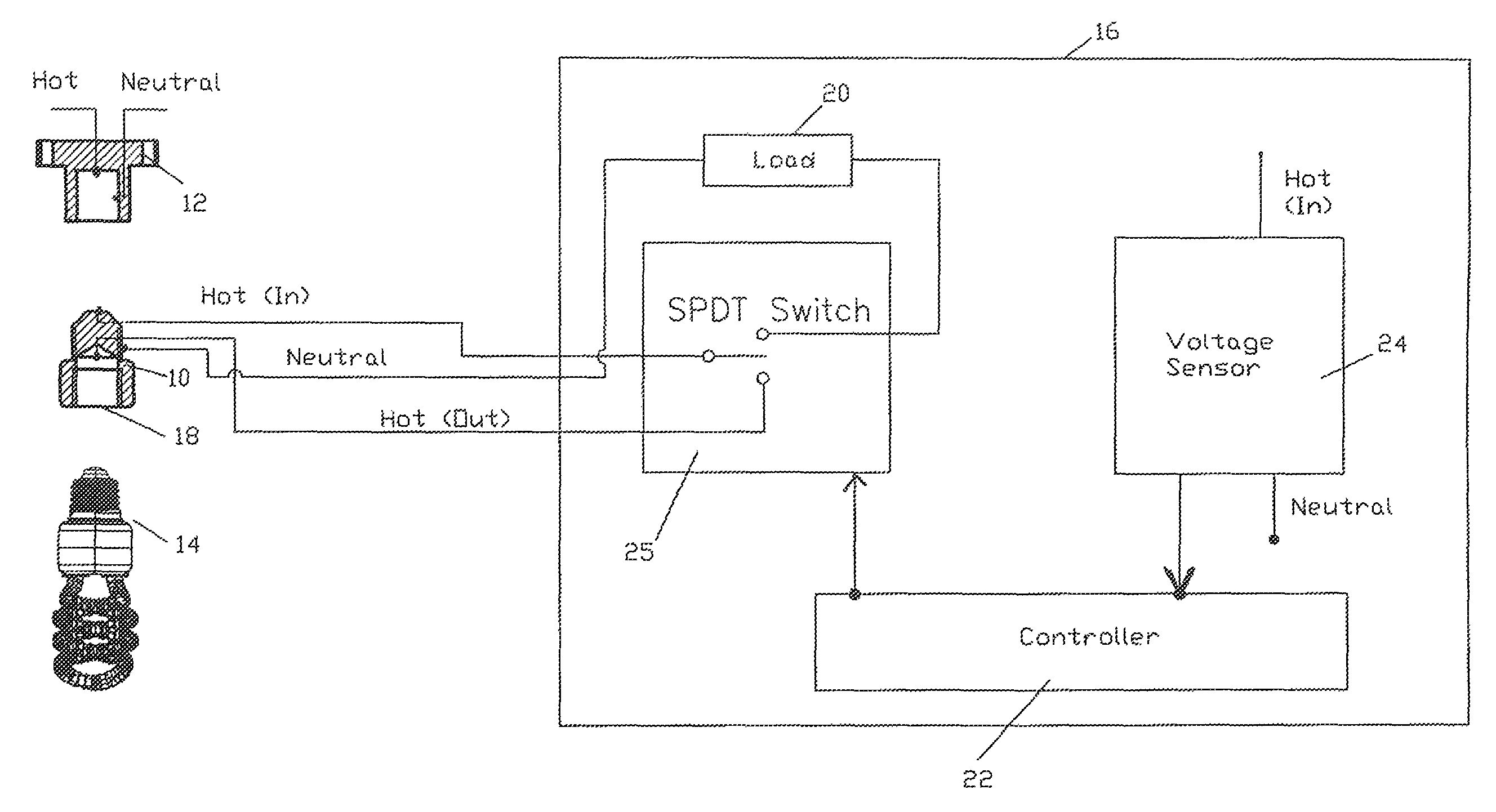 Anti-flicker apparatus for motion detector