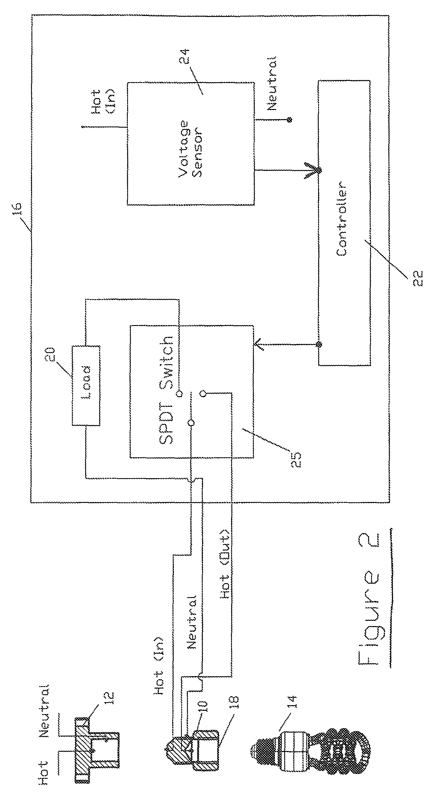 Anti-flicker apparatus for motion detector