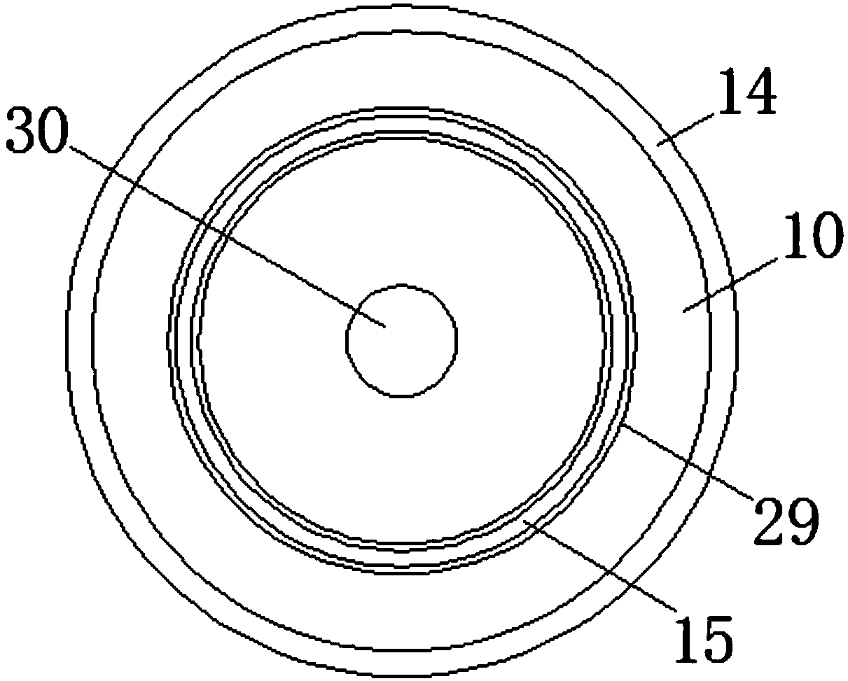 Permanent magnet transmission food garbage pulverizing method preventing liquid leakage