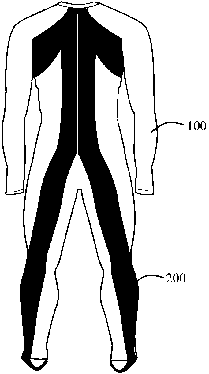 Functional garment capable of protecting muscular fasciae